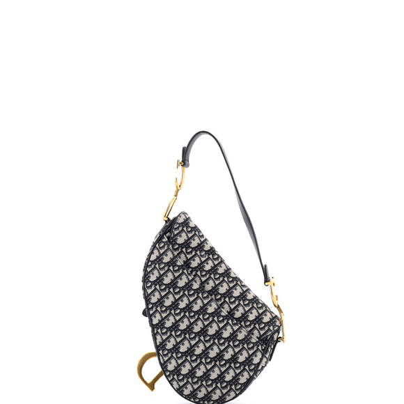 Christian Dior Medium Saddle Handbag Oblique Canvas - Picture 3 of 7